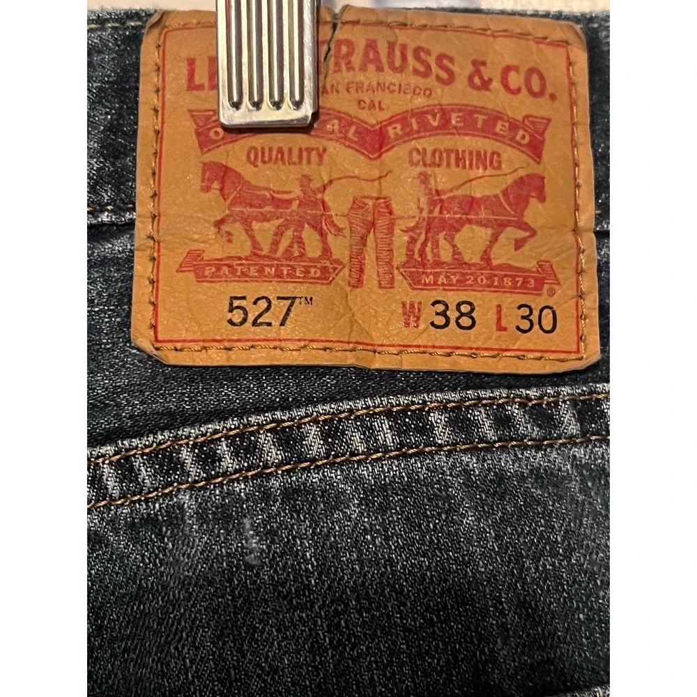 Levi Strauss & Co. Men's 527‎ Denim Jeans Relaxed Flared Pant Legs Size 38 x 30
